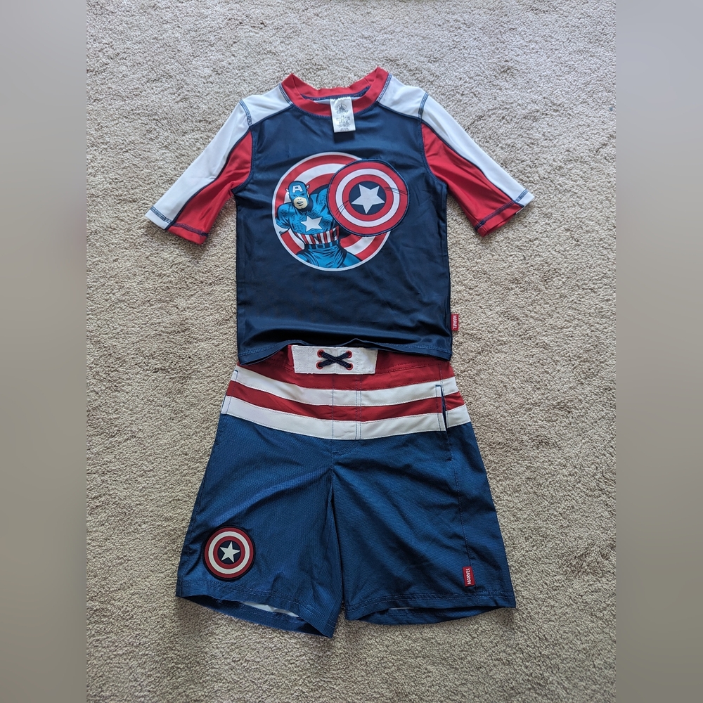 Disney Captain America Swim Set